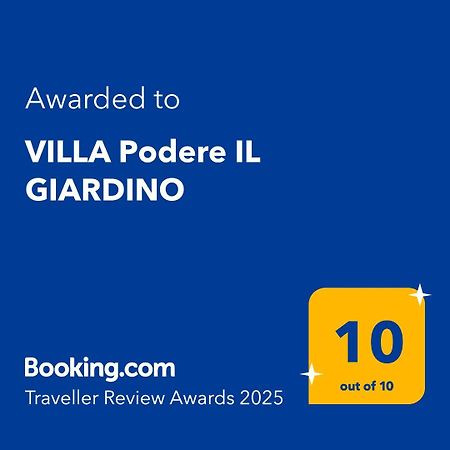 Villa Podere Il Giardino Castiglion Fiorentino Eksteriør billede